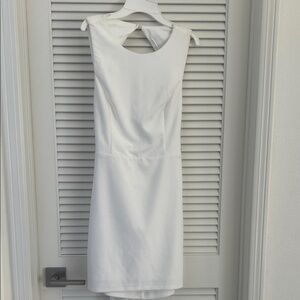Lulu's Chic White Backless Dress